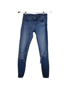 Alexa Chung for AG Adriano Goldschmied Jeans 24 Womens Distressed Grunge